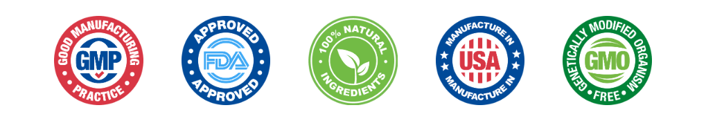 Quality Seals — Natural, GMP Certified, Made in USA